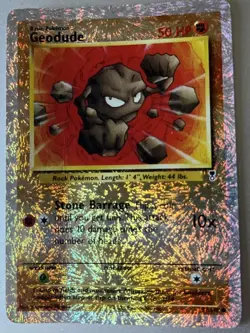 Geodude 77/110 Legendary Collection Reverse Holo Pokemon Card 2002 MP/HP - Image 1