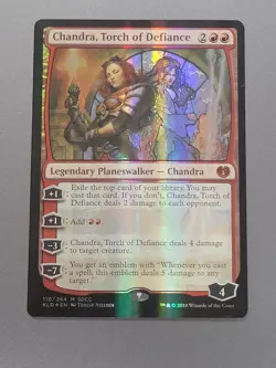 Chandra, Torch of Defiance SDCC 2018 Foil Magic The Gathering MTG Near Mint NM - Image 1