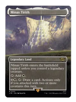 Minas Tirith (0341) Borderless MTG The Lord of the Rings Rare 341 NM - Image 1
