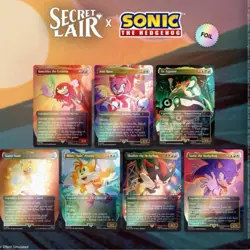 Secret Lair x Sonic: Friends & Foes Foil Edition MTG SEALED - Image 1