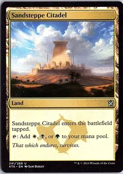 Sandsteppe Citadel U Khans of Tarkir 241 LP Magic - Image 1