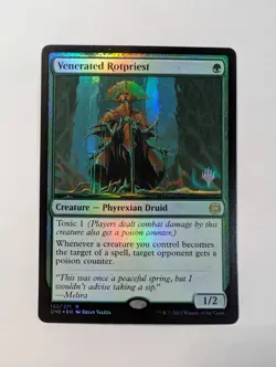 Venerated Rotpriest - Promo Pack: Phyrexia: All Will Be One - Foil - (192) - NM - Image 1