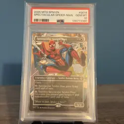 2025 Magic The Gathering Marvel's Borderless Spectacular Spider-Man PSA 10 R0014 - Image 1