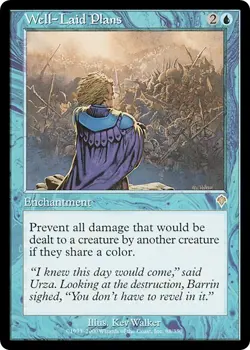 WELL-LAID PLANS x1 mtg NM Invasion 1 Rare - Image 1
