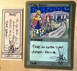 MTG Time Walk Altered Tokyo World Championships Amy WEBER - Image 1