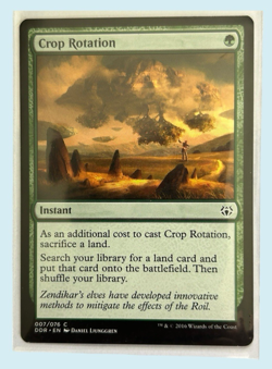 Crop Rotation, Duel Decks: Nissa vs. Ob Nixilis, NM, Magic the Gathering MTG - Image 1