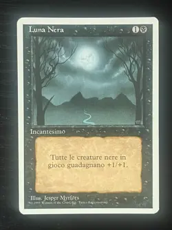 Magic MTG Italian Revised Bad Moon Artist Proof Near Mint - Only 50 Exist! - Image 1