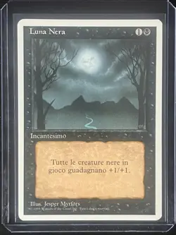 Magic MTG Italian Revised Bad Moon Artist Proof Near Mint - Only 50 Exist! - Image 3