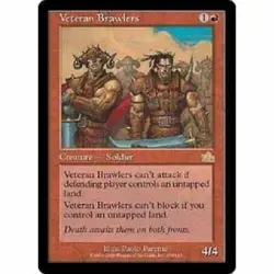 Veteran Brawlers x4 Prophecy MtG NM - Image 1