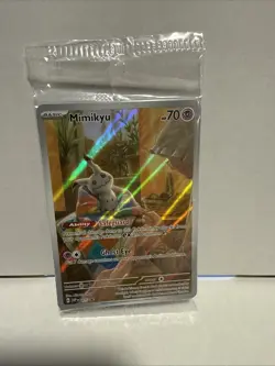 2024 Pokemon Mimikyu SVP075 Promo Paldean Fates Factory Sealed - Image 1