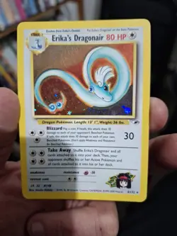 Pokemon TCG Erika's Dragonair Gym Heroes 4/132 Holo Unlimited Rare - Image 1
