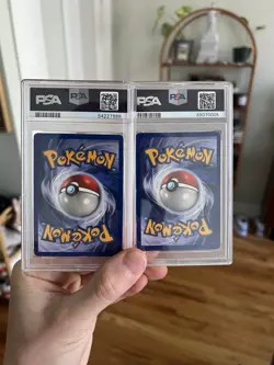 1999 POKEMON WOTC JUNGLE #21 KANGASKHAN PSA 1 and PSA 3 - Image 2