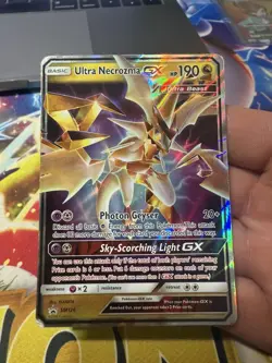 Ultra Necrozma GX SM126 HPHolo Rare Sun & Moon Dragon Majesty Pokemon Promo! - Image 1