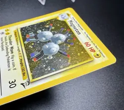 2000 Pokemon Magneton Base Set 2 - 9/130 Holo Unlimited Holo Rare MP - Image 3