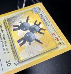 2000 Pokemon Magneton Base Set 2 - 9/130 Holo Unlimited Holo Rare MP - Image 4