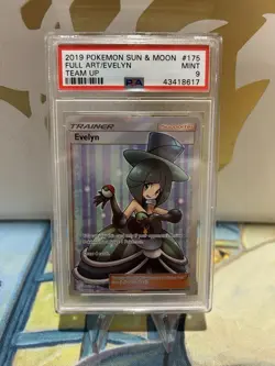 Evelyn - 175/181 - PSA 9 MINT - Full Art (Team Up) Pokemon Sun & Moon - Image 1