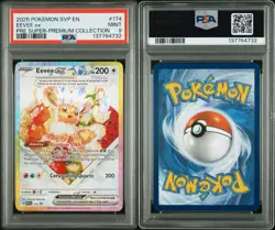 2025 Pokemon SVP EN Pre Super Premium Collection Eevee ex #174 PSA MINT 9 - Image 3