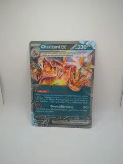 Jumbo Lenticular Charizard ex 054/091 / SVP196 Exclusive Promo Pokemon - NM - Image 1