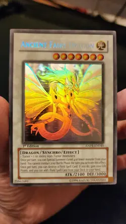 Yugioh Ancient Fairy Dragon Ghost Rare ANPR-EN040 1st Edition Near Mint NM - Image 1
