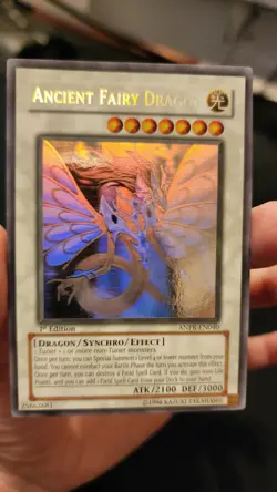 Yugioh Ancient Fairy Dragon Ghost Rare ANPR-EN040 1st Edition Near Mint NM - Image 2