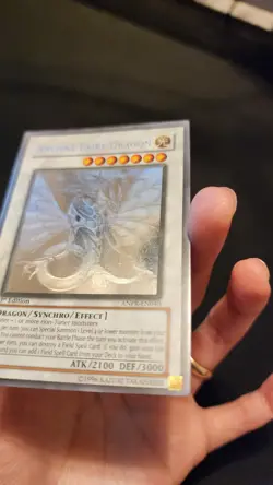 Yugioh Ancient Fairy Dragon Ghost Rare ANPR-EN040 1st Edition Near Mint NM - Image 4
