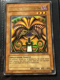 Exodia the Forbidden One LOB-124 Unlimited - The Legend of Blue Eyes Yugioh! - Image 1