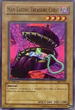 Yugioh! Man-Eating Treasure Chest - SDY-037 - Common - 1st Edition Near Mint, En - Image 1