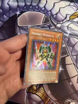 Yugioh Rocket Warrior CT2-EN005 Secret Rare Limited MP/HP (WNU) - Image 3