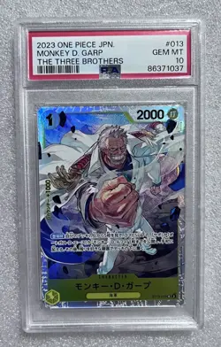 Monkey D. Garp 2023 One Piece JPN The Three Brothers ST13-013 PSA 10 - Image 1