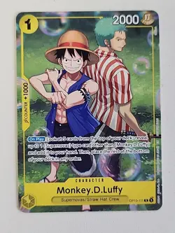 One Piece TCG Roronoa Zoro & Monkey.D.Luffy Set Sail Event OP10-113 OP10-111 Lot - Image 3