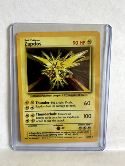 Chansey 3/130 Holo Rare Base Set 2 - Pokemon plus bonus Zapdos base holo card - Image 3