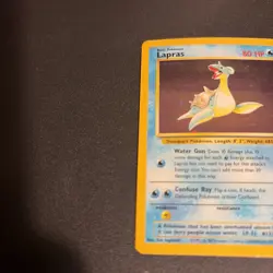 Pokemon TCG Lapras Fossil Holo Unlimited Rare Card 10/62 - Image 2