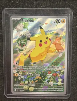 Pokemon Pikachu TCG SVP 088 Black Star Promo Card Paldea Adventure Chest Mint - Image 1