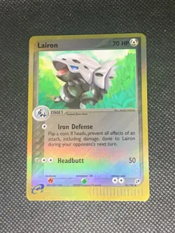 Lairon 41/100 Reverse Holo - EX Sandstorm Pokemon Card - LP (light scratches) - Image 1