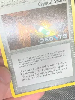 Crystal Shard 85/107 Reverse Holo - ex Deoxys Pokemon Card - NM - Image 2