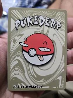 Pokederp Halloween Zombie Kwill Holo Cyndaquil 6/36 Custom Derpy Card - Image 2