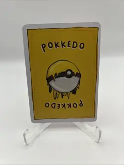 03/50 Cindy - Cyndaquil Pokkedo V1 Indonesian Fan Art Pokemon Derpy Parody Card - Image 2