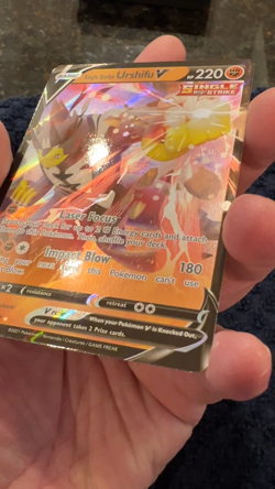 Single Strike Urshifu V 85/163 Pokemon card New - Image 2