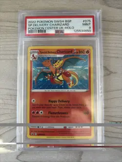 Special Delivery Charizard SWSH075 SWSH: Sword & Shield Promo Cards Holo PSA 9 - Image 2