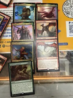 Lot of Magic Gathering MTG D&D Cards Rares Foils 2021 Wulfgar, Klauth, Dragonbor - Image 2