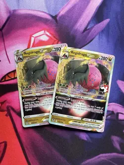 Regidrago VSTAR 136/195 Prize Pack Series Cards Holo - 2 PACK - Image 1