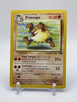 Primeape Jungle Set 43/64 Pokemon Card WOTC Vintage 1999 NM E7 - Image 1