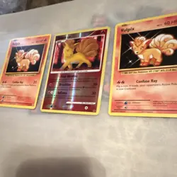 Pokemon TCG Vulpix SH6 Card Lot - 3 Cards, Holo & Regular, Nintendo, English - Image 2