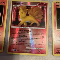 Pokemon TCG Vulpix SH6 Card Lot - 3 Cards, Holo & Regular, Nintendo, English - Image 3
