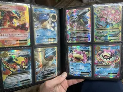 160 CARDS FIRE LOT - Pokemon Binder Collection - Charizard, Base Set Holos, XY - Image 2