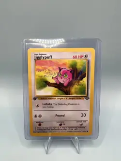 Jigglypuff Jungle 54/64 1st Edition Jungle Card 1999 Vintage NM - Image 1