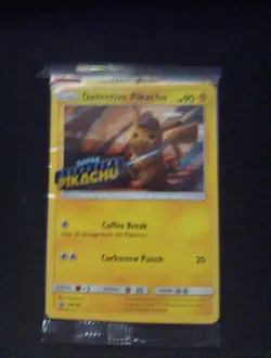 Detective Pikachu - SM190 Holo Foil Rare - Pokemon Card Near Mint Sealed - Image 1