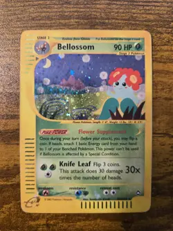 Pokemon TCG Bellossom H5/H32 Aquapolis E-Reader Card - Image 1