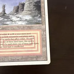 MTG: English Plateau - Light Play - Normal - Revised - LP - Reserved List - CEDH - Image 5