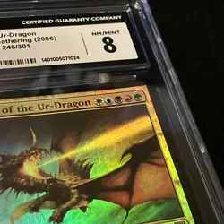 Scion of the Ur-Dragon FOIL Time Spiral NM/MINT CGC (1024) Grade 8 Magic | MTG - Image 3